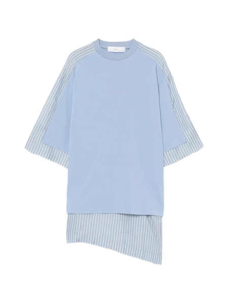  Toga Pulla Striped-detail T-shirt - Blue 