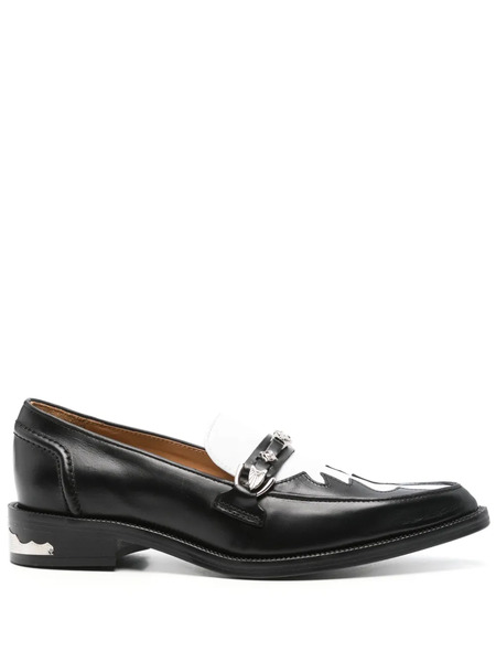  Toga Pulla Stud-detailed Loafers - Black 