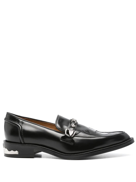  Toga Pulla Stud-detailed Loafers - Black 