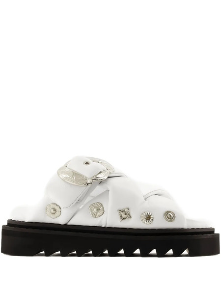  Toga Pulla Studded Slides - White 