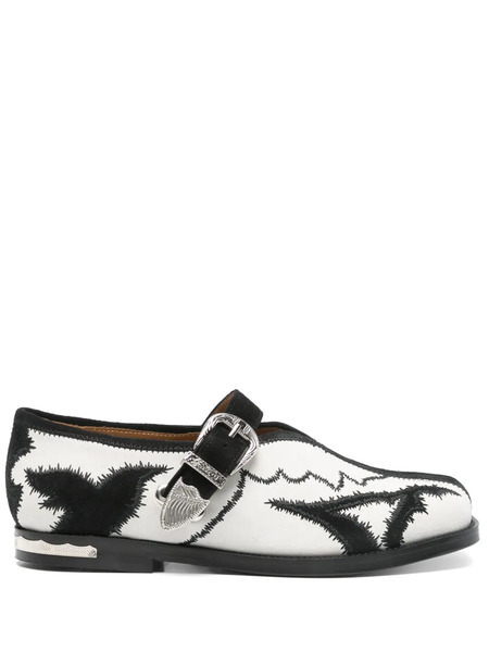  Toga Pulla Suede Ballet Flats - Black 