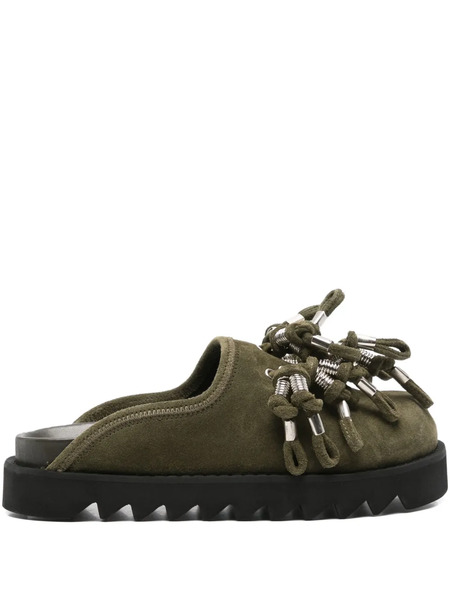  Toga Pulla Tassel-embellished Mules - Green 
