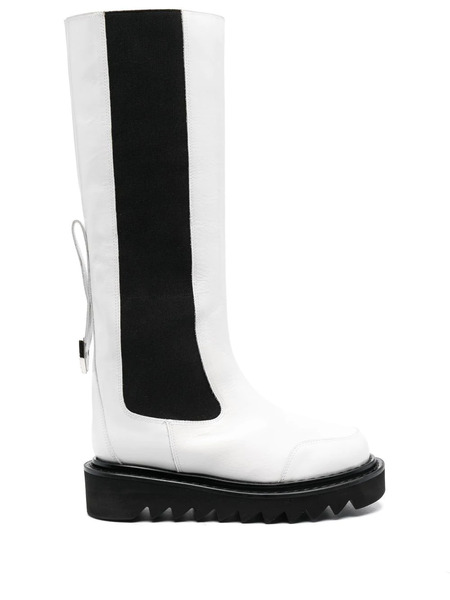  Toga Pulla Two-tone Knee Boots - White 