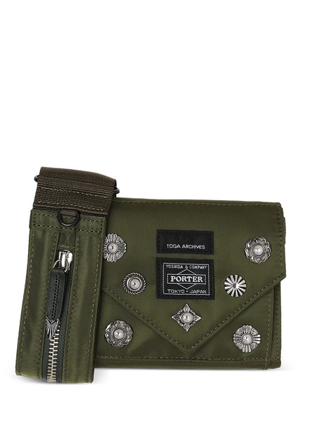  Toga Stud-embellishments Mini Messenger Bag - Green 