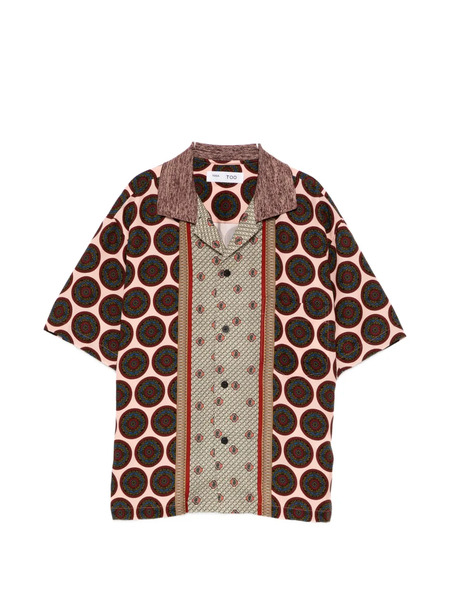  Toga Too Printed Short-sleeves Shirt - Pink 