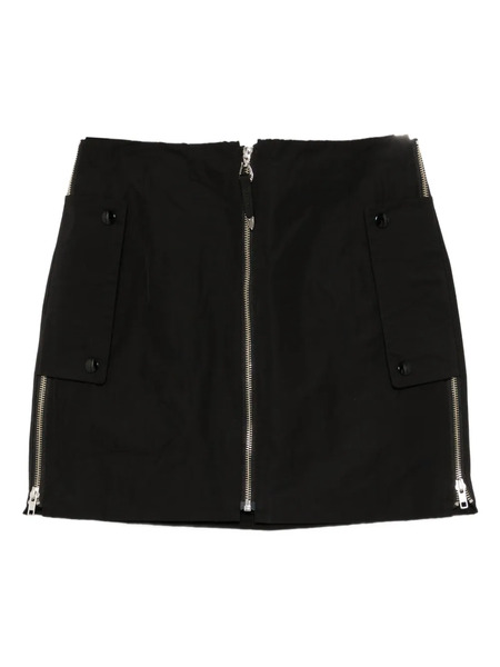 Toga Zipped Mini Skirt - Black 
