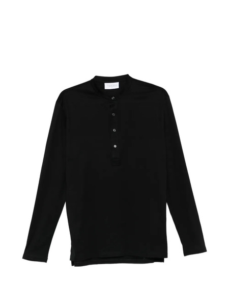  Tokyo James Button-up T-shirt - Black 