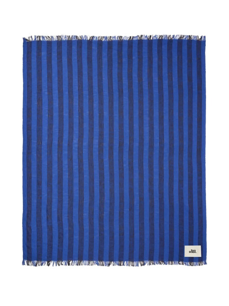  Tom Dixon Band Striped Throw (200cm X 160cm) - Blue 