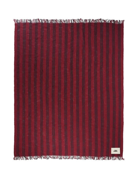  Tom Dixon Band Striped Throw (200cm X 160cm) - Red 