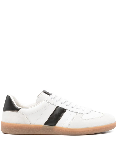  Tom Ford Archer Leather Sneakers - White 