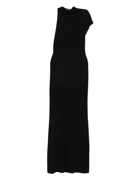  Tom Ford Asymmetric Gown - Black 