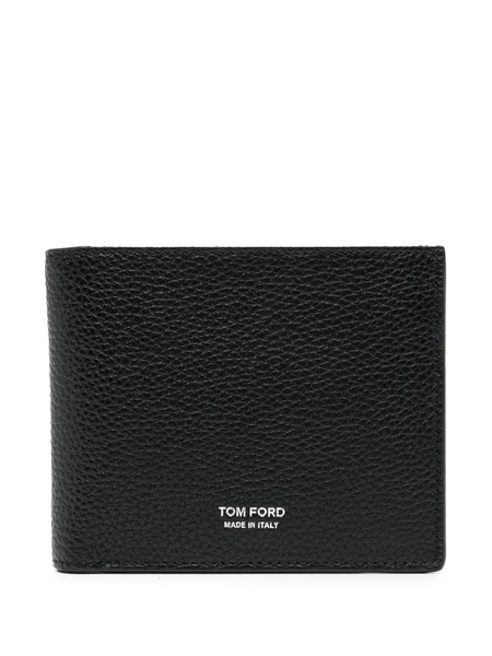  Tom Ford Bi-fold Leather Wallet - Black 