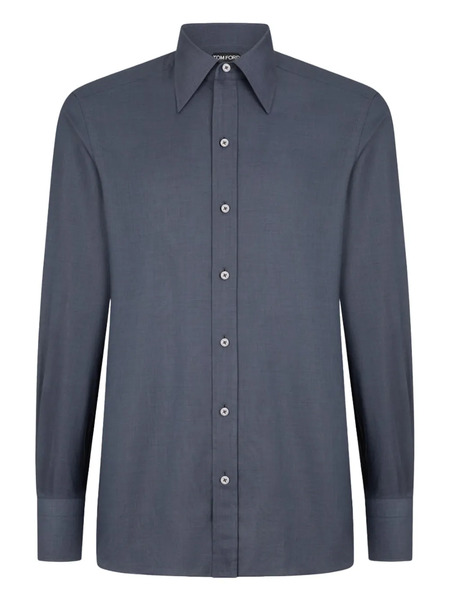  Tom Ford Button-down Shirt - Blue 