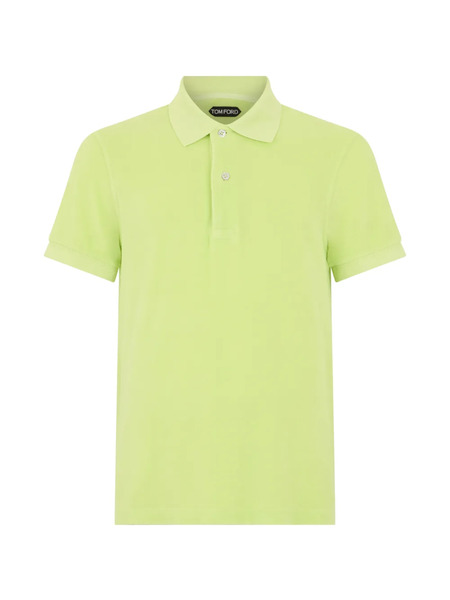  Tom Ford Button Polo Shirt - Green 