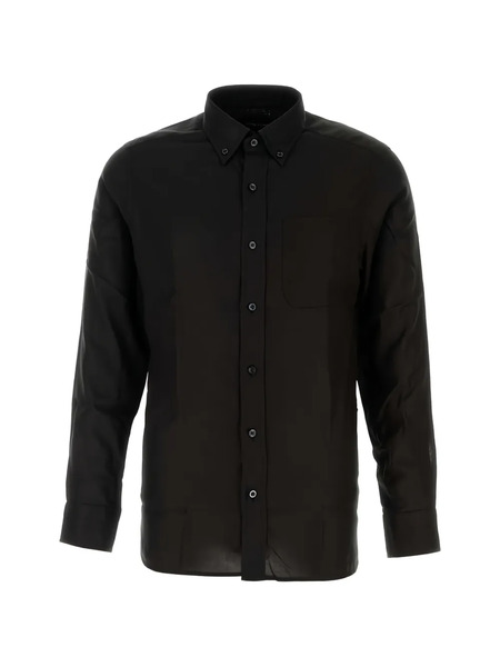  Tom Ford Button Slim Fit Shirt - Black 