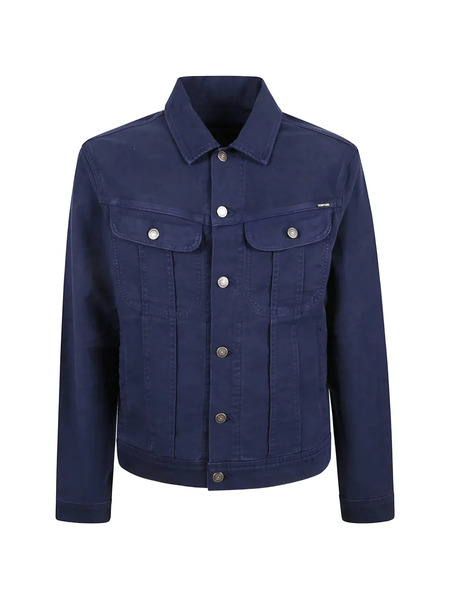  Tom Ford Buttoned Denim Jacket - Blue 