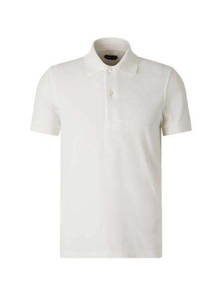  Tom Ford Buttoned Polo Shirt - White 