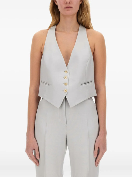  Tom Ford Buttoned Sleeveless Waistcoat - Grey 