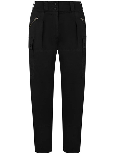  Tom Ford Cargo Cropped Trousers - Black 
