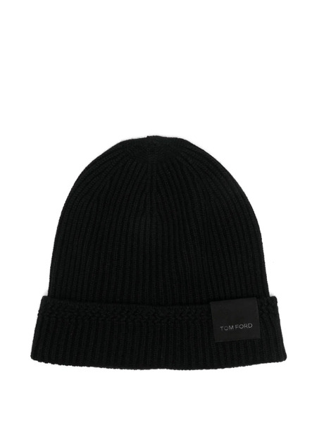  Tom Ford Cashmere Beanie - Black 