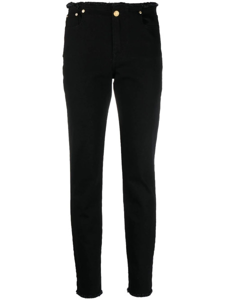  Tom Ford Comfort Frayed-hem Skinny Jeans - Black 