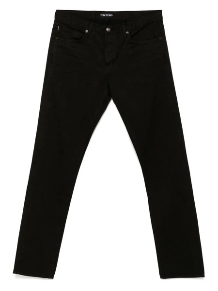  Tom Ford Compact Twill Slim-fit Jeans - Brown 