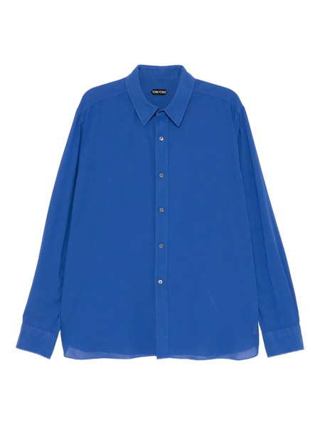  Tom Ford Cotton Shirt - Blue 