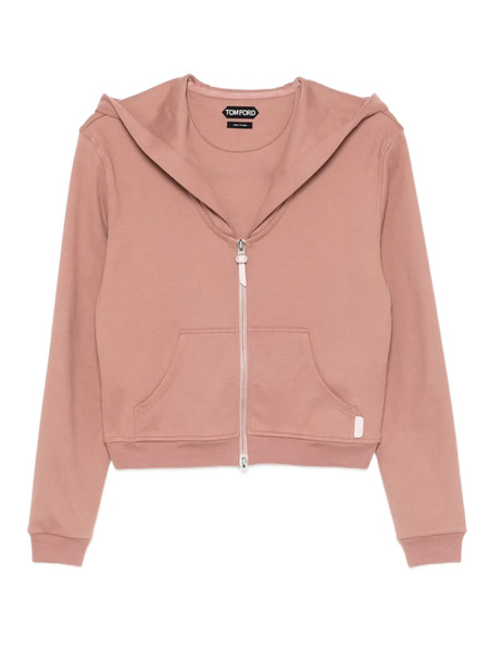  Tom Ford Cotton Zip Hoodie - Pink 