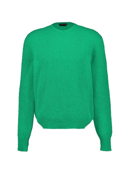  Tom Ford Crew-neck Long-sleeve Sweater - Green 