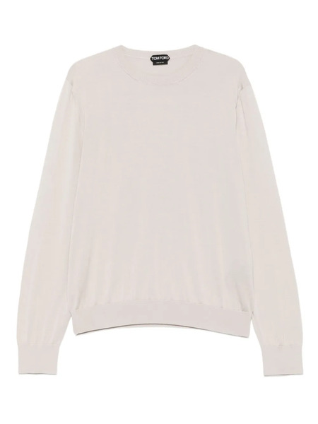  Tom Ford Crew-neck Long-sleeve Sweater - Neutrals 