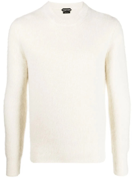  Tom Ford Crew-neck Wool Jumper - White 
