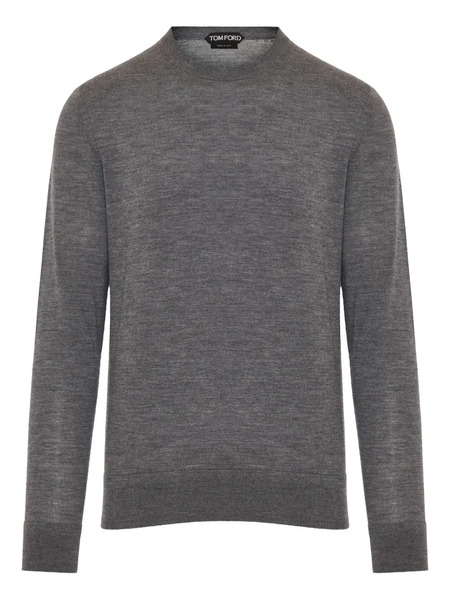  Tom Ford Crew-neck Wool Sweater - Grey 