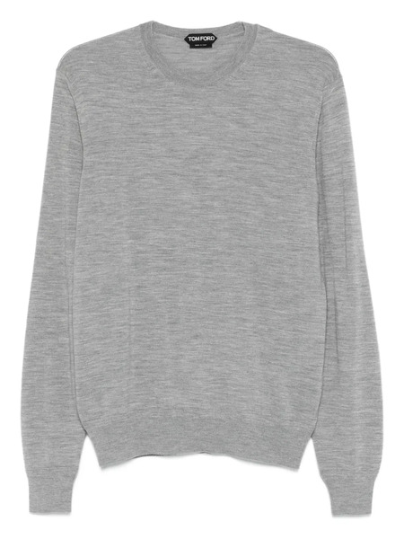 Tom Ford Crew-neck Wool Sweater - Grey 