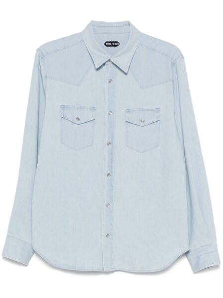  Tom Ford Denim Shirt - Blue 