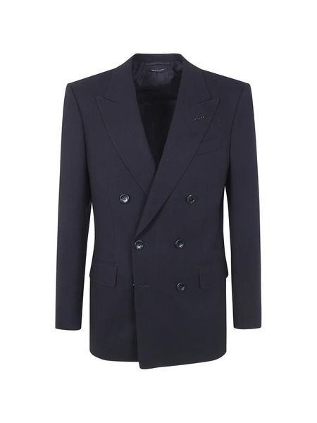  Tom Ford Double-breasted Blazer - Black 