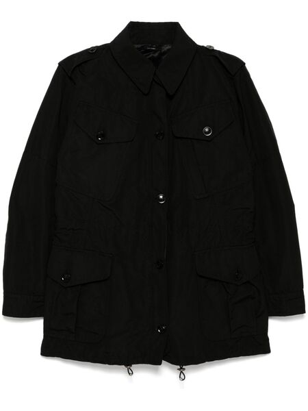  Tom Ford Drawstring Waist Military Jacket - Black 
