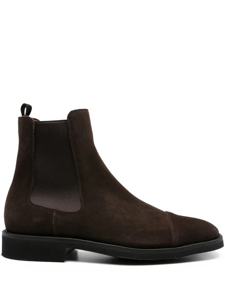  Tom Ford Elastic-panel Suede Boots - Brown 