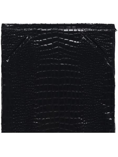  Tom Ford Embossed Crocodile-effect Leather Skirt - Black 