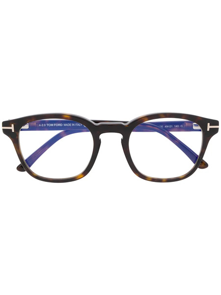  Tom Ford Eyewear Clip Round Sunglasses - Brown 