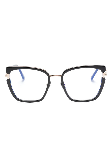  Tom Ford Eyewear Ft5984b Cat-eye Glasses - Black 