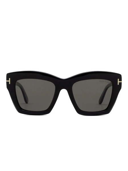  Tom Ford Eyewear Geometric Acetate Sunglasses - Black 