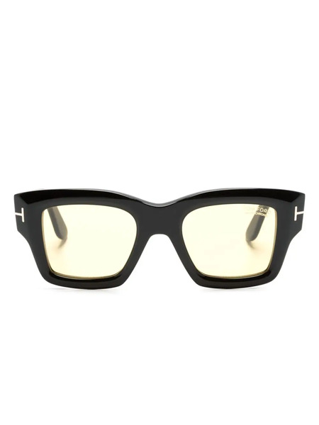  Tom Ford Eyewear Ilias Square-frame Sunglasses - Black 