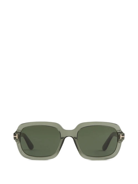  Tom Ford Eyewear Lana Rectangle-frame Sunglasses - Green 