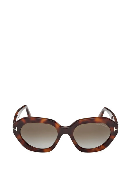  Tom Ford Eyewear Oval-frame Sunglasses - Brown 