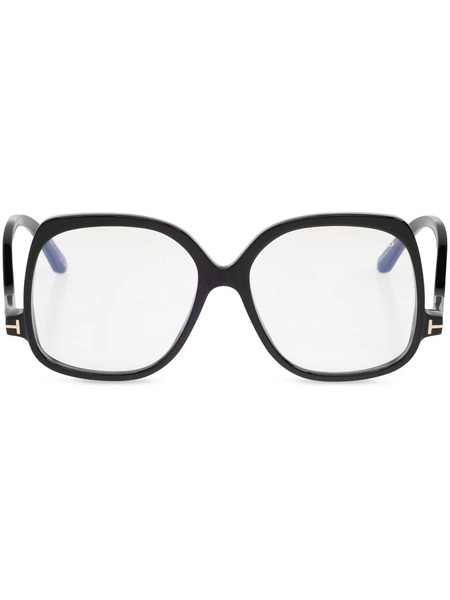  Tom Ford Eyewear Oversize Rectangle Shape Sunglasses - Black 