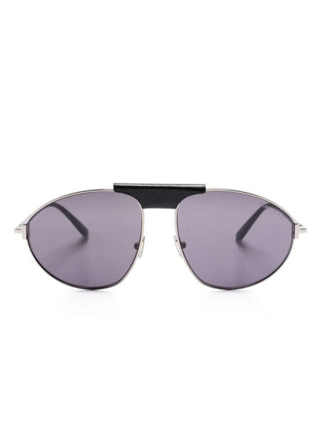  Tom Ford Eyewear Pilot-frame Sunglasses - Grey 