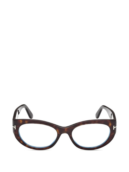  Tom Ford Eyewear Round-frame Glasses - Brown 