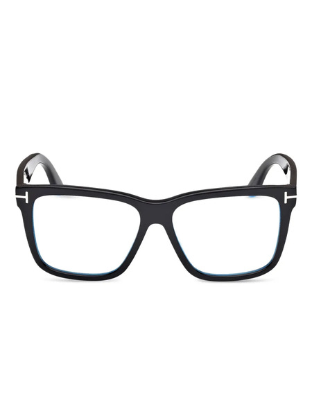  Tom Ford Eyewear Square-frame Clip-on Glasses - Black 