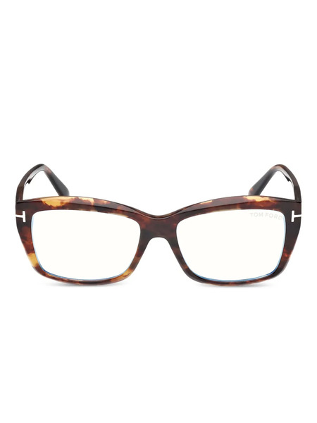  Tom Ford Eyewear Square-frame Glasses - Brown 
