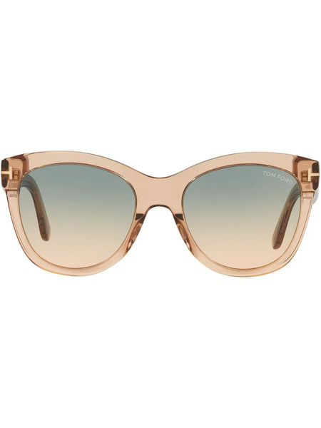  Tom Ford Eyewear Square Gradient Sunglasses - Brown 